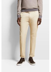 Bugatti Herren Chinohose, beige, casual, Gr. 34, 97% Baumwolle, 3% Elasthan, Hosen, mit Elasthananteil