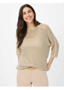 Brax Damen Strickpullover "Style EMMA", braun, Gr. 40, 82% Viskose, 18% Polyester, Pullover