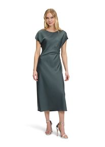 Vera Mont Damen Abendkleid "Vera Mont Abendkleid in 7/8 Länge", grau, festlich, Gr. 40, Satin, Obermaterial: 100% Polyester. Futter: 100% Polyester.,