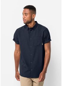 Jack Wolfskin Herren Funktionshemd "EL DORADO SHIRT MEN", blau, Gr. S, OBERSTOFF: 100% POLYESTER, Hemden