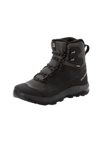 Salomon Damen Winterstiefel "OUTFROST TS CSWP", Gr. 47, schwarz, Synthetik, Textil, sportlich, Schuhe, Snowboots, Winterboots, Winterschuhe,