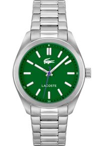 Lacoste Damen Quarzuhr "MONCEAU", silber, Armbanduhren, Armbanduhr, Damenuhr, Herrenuhr, Edelstahlarmband, analog