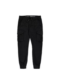 Herren Jogginghose "Alpha Industries Men - Pants Cotton Twill Jogger", schwarz, Gr. M, Alpha Industries, Obermaterial: 98% Baumwolle, 2% Elastan,