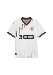 Puma Herren Trainingstop "FCSP AWAY JERSEY", weiß, sportlich, Gr. XXL, gemustert, Web, Obermaterial: 100% Polyester, Tops, Fußballtrikot - FC St.