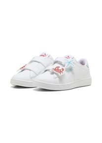 Puma Kinder Sneaker "Puma Smash 3.0 Badges Sneakers Mädchen", Gr. 31, weiß, Obermaterial: Synthetik, Textil; Futter: Textil; Laufsohle: Gummi, Schuhe