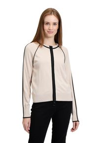 Betty Barclay Damen Strickjacke "Betty Barclay Feinstrickjacke mit Strickdetails", weiß, casual, Gr. 46, Strick, Obermaterial: 72% Viskose, 28%