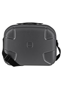 IMPACKT Beautycase "IP1", schwarz, Polypropylen, unifarben, Taschen, Kulturbeutel Hartschale Trolley-Aufsteck-System Tragegurt Laptopfach