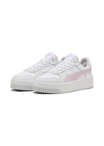 Puma Sneaker "Carina Street Sneakers Damen", Gr. 38, weiß, Obermaterial: Kuhleder, Synthetik; Futter: Textil, Synthetik; Innensohle: Textil;