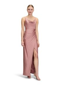 Vera Mont Damen Abendkleid "Vera Mont Abendkleid figurbetont", rosa, feminin, Gr. 42, Satin, Obermaterial: 81% Polyamid, 19% Elasthan. Besatz: 100%