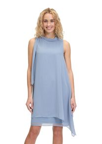 Vera Mont Damen Cocktailkleid "Vera Mont Cocktailkleid ohne Arm", blau, feminin, Gr. 36, Chiffon, Obermaterial: 100% Polyester. Futter: 100%