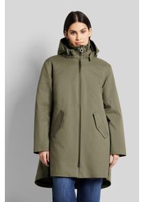 Bugatti Damen Kurzmantel, grün, casual, Gr. 36, unifarben, 100% Polyester, Mäntel, wind- & wasserabweisend