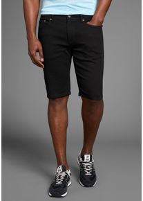 Bruno Banani Herren Jeansshorts "Hutch-Shorts", schwarz, modisch, Gr. 32, unifarben, Denim/Jeans, Obermaterial: 98% Baumwolle, 2% Elasthan, Jeans,