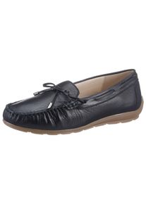 Ara Damen Mokassin "ALABAMA", Gr. 5, blau, Glattleder, unifarben, casual, Schuhe, Slipper, Freizeitschuh mit High Soft Wechselfußbett in Weite G