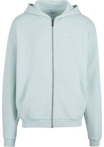Karl Kani Herren Sweatjacke "Karl Kani Herren", grün, Gr. S, unifarben, 80% Baumwolle, 20% Polyester, Sweatjacken
