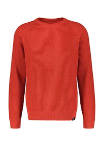 Lerros Herren Strickpullover "Lerros Strickpullover, Fishermanstyle", grau, Gr. S, 100% Baumwolle, Pullover