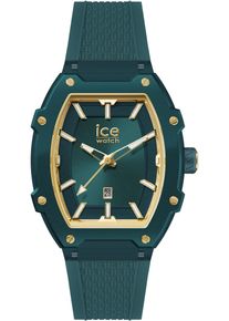 Ice Watch ICE-WATCH Damen Quarzuhr "ICE boliday - Plastic - Small - 3H + Date", grün, Armbanduhren, Armbanduhr, Damenuhr, Silikonarmband, Datum, analog