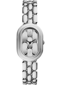 Fossil Damen Quarzuhr "SLOAN", silber, Armbanduhren, Armbanduhr, Damenuhr, Edelstahlarmband, analog, Glasstein