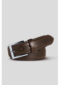 MEYER Damen Ledergürtel "Gürtel", braun, casual, Gr. 115, unifarben, Baumwolle, Gürtel, aus hochwertigen Rindleder