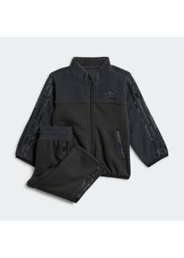 Kinder Trainingsanzug "POLAR FLEECE ST", grau, sportlich, Gr. 86, adidas originals, Obermaterial: 100% Polyester, Sportanzüge