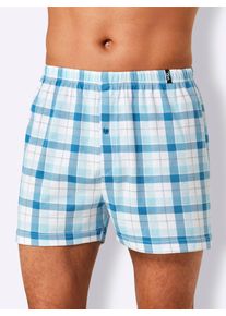 wäschepur WÄSCHEPUR Herren Boxershorts, Gr. 5, blau, 100% Baumwolle, Unterhosen