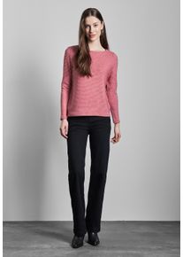 Street One Damen Langarmshirt, rosa, casual, Gr. 36, unifarben, Stoff, 57% Viskose, 24% Polyester, 17% Polyamid, 2% Elasthan, Shirts, mit
