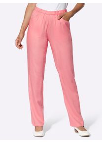 Classic Basics Damen Schlupfhose, bunt, Gr. 19, gemustert, mehrfarbig, unifarben, 100% Viskose, Hosen
