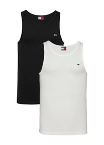 Tommy Jeans Herren Tanktop "TJM XSLIM 2PCK RIB TANK EXT", beige, casual, Gr. XXL, Single Jersey, Obermaterial: 100% Baumwolle, Tops, mit gerippter