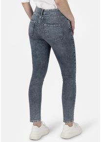 STOOKER WOMEN Damen 5-Pocket-Jeans "Rio bluegrey Skinny Fit", blau, casual, Gr. 40, Denim/Jeans, 83% Baumwolle, 16% recycled Polyester, 1% Elasthan,