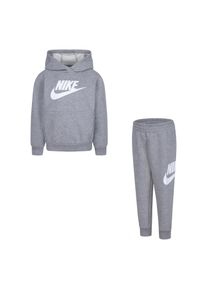 Nike Sportswear Kinder Jogginganzug "NKN CLUB FLEECE SET", grau, sportlich, Gr. 5, meliert, Sweatware, Obermaterial: 60% Baumwolle, 40% Polyester,