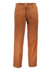 LINDBERGH Herren Leinenhose "LINDBERGH Leinenhose", orange, Gr. L, Oberstoff: 55% Leinen, 45% Baumwolle, Hosen