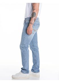 Replay Herren Straight-Jeans "GROVER", blau, casual, Gr. 34, Denim/Jeans, Obermaterial: 99% Baumwolle, 1% Elasthan, Jeans, in vielen verschiedenen