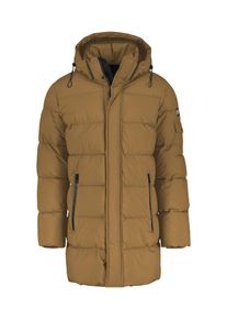 Lerros Herren Steppjacke "Lerros Warm gefütterte Steppjacke mit abnehmbarer Kapuze", braun, Gr. XL, 100% Polyester, Jacken, Wasser- und