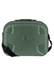 IMPACKT Beautycase "IP1", grün, Polypropylen, unifarben, Taschen, Kulturbeutel Hartschale Trolley-Aufsteck-System Tragegurt Laptopfach