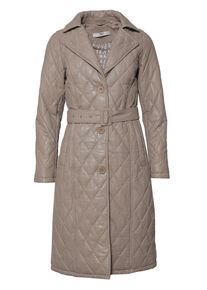 Maze Damen Kurzmantel "42021214", grau, Gr. XS, Obermaterial: 100% Lammleder / Futter: 100% Baumwolle / Ärmelfutter: 100% Polyester, Mäntel