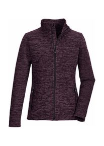 Killtec Damen Fleecejacke "KOW 113 WMN KNT FLC JCKT", lila, sportlich, Gr. 46, Oberstoff: 100% Polyester, Jacken, Strickfleecejacke, Stehkragen,