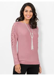 Lady Damen Fledermauspullover "Pullover", lila, Gr. 36, unifarben, 70% Viskose, 30% Polyamid, Pullover