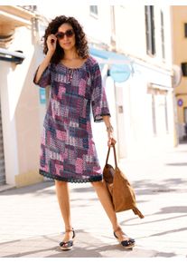 Inspirationen Damen Druckkleid "Druck-Kleid", bunt, Gr. 38, gemustert, mehrfarbig, bedruckt, 100% Viskose, Kleider