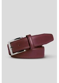 MEYER Damen Ledergürtel "Gürtel", rot, casual, Gr. 120, unifarben, Baumwolle, Gürtel, aus hochwertigen Rindleder