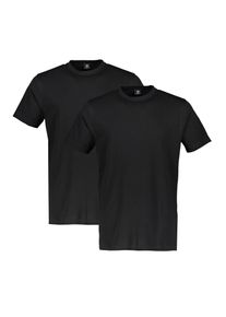 Lerros Herren T-Shirt "Lerros Doppelpack T-Shirt Rundhals in Premium Baumwollqualität", schwarz, Gr. XXXL, 100% Baumwolle, Shirts