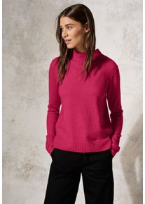 Cecil Damen Strickpullover, rot, casual, Gr. XL, unifarben, Web, 37% Baumwolle, 34% Polyacryl, 26% Polyester, 3% Elasthan, Pullover, im soften
