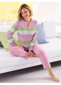 Comtessa Damen Schlafanzug, Gr. 52, bunt, 100% Baumwolle, Homewear-Sets