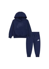 Nike Sportswear Kinder Jogginganzug, blau, Gr. 122, Obermaterial: 60% Baumwolle, 40% Polyester, Sportanzüge