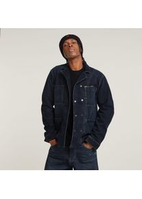 G-Star Raw G-STAR Herren Jeansjacke "Correct Blazer", blau, casual, Gr. M, Denim/Jeans, Obermaterial: 100% Baumwolle, Jacken, mit doppelreihiger Knopfleiste