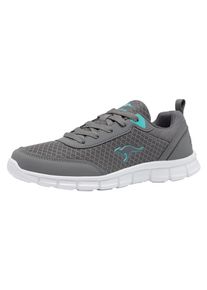 Kangaroos Sneaker "K-RF Bethy", Gr. 39, grau, Textil, Synthetik, sportlich, Schuhe