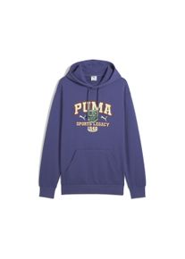 Puma Herren Hoodie "SPORTS LEGACY Graphic Hoodie Herren", blau, Gr. S, Obermaterial: 100% Baumwolle; Kapuzenfutter: 100% Baumwolle; Rippe: 4%