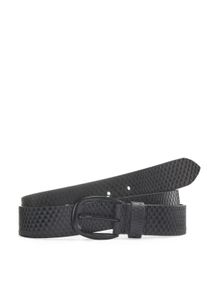 Damen Hüftgürtel, schwarz, casual, Gr. 105, AUTHENTIC LE JOGGER, Rindsleder, Gürtel, aus Leder, Hüftgürtel