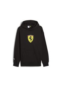 Puma Herren Hoodie "Scuderia Ferrari HP Race Big Shield Hoodie Herren", schwarz, Gr. L, Obermaterial: 34% Polyester, 66% Baumwolle; Rippe: 97%