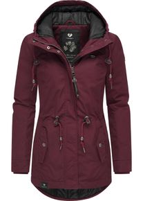 Ragwear Damen Winterjacke "Monadis Black Label", rot, modisch, Gr. XS, Außenmaterial: 65% Polyester, 35% Baumwolle, Innenfutter: 100% Polyester,