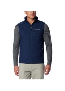 Columbia Herren Softshellweste, blau, sportlich, Gr. L, Obermaterial: 100% Polyester. Futter: 100% Polyester, Westen