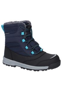 Hi-Tec Damen Winterboots "Leo WP JR", Gr. 34, blau, Synthetik, Textil, mehrfarbig, sportlich, Schuhe, Snowboots, Winterstiefel, Winterschuhe, warm